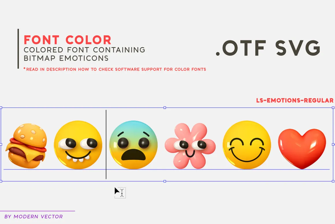 Vector Set of 195 Emoji. Emotions 3D