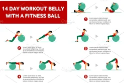 Vector set of gym icons