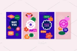 Vector stickers