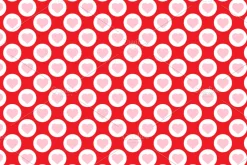 Vector Valentine Heart & XO Patterns