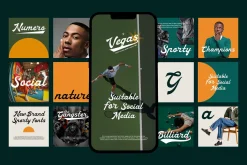 Vegas Vintage Retro Script Font