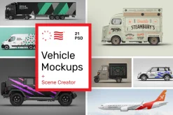 Vehicle Mockups - Car Mockups