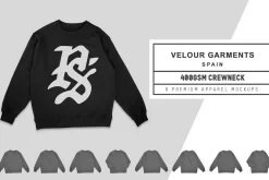 Velour Garments 400GSM Crewneck