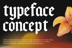 Velthoven Black - Modern Blackletter