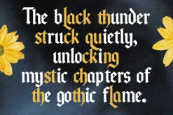 Velthoven Black - Modern Blackletter