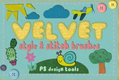 Velvet STYLES & STITCH BRUSHES PS