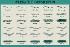Versatile Brush Kit for Procreate