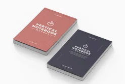 Vertical Notebook Mockup