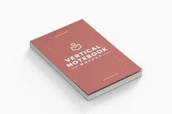 Vertical Notebook Mockup