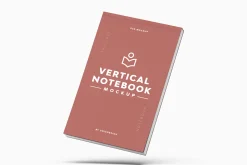 Vertical Notebook Mockup