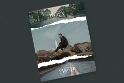 Vertical Torn Paper Effect PSD