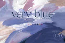 VERY PERI & BLUE abstract textures