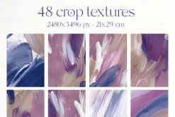 VERY PERI & BLUE abstract textures