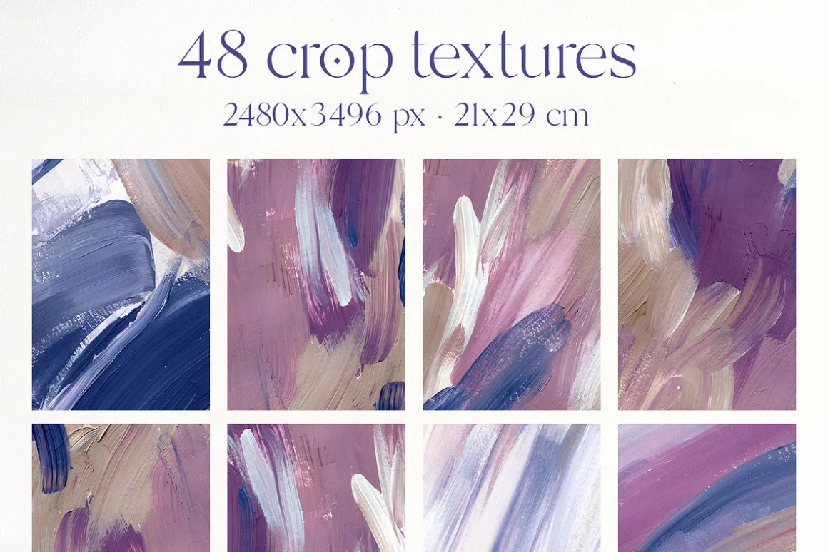 VERY PERI & BLUE abstract textures
