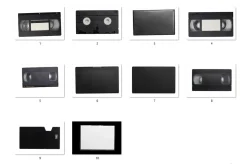 10 VHS Cassette Overlay HQ