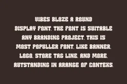 Vibes Bloze - Groovy Font