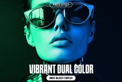 Vibrant Dual Color Photo Effect
