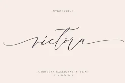 Victora Handwritten Wedding Font