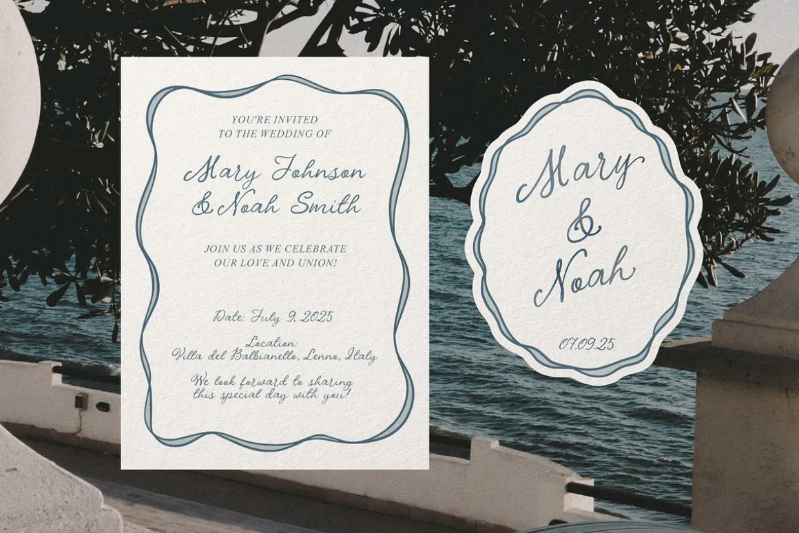 Villa al Mare | Vintage Script Font