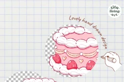 Vintage Cake Clipart Bundle