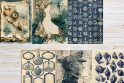 Vintage Coastal Junk Journal Kit