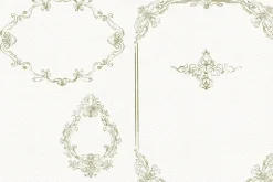 Vintage Green French Ornamental Set