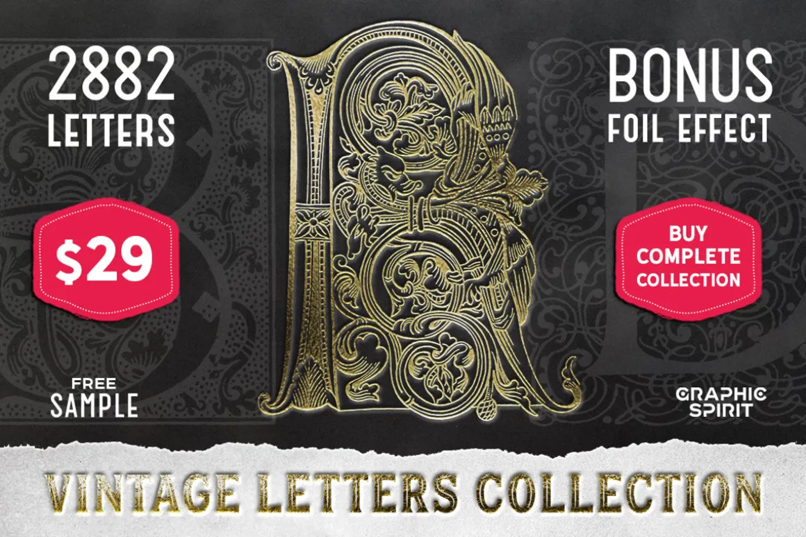 Vintage Letter N Vector And PNG