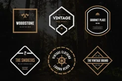 Vintage Logos Labels & Badges