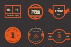 Vintage Logos Labels & Badges