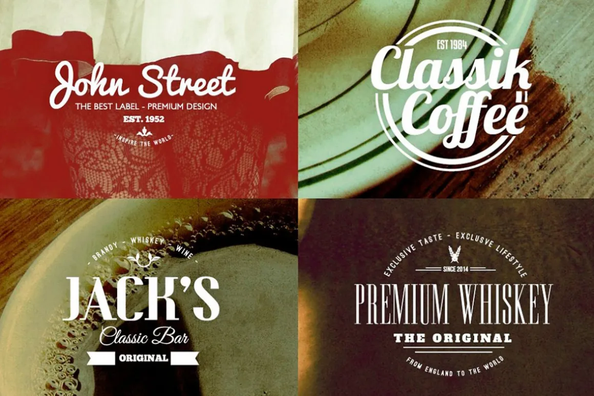 Vintage Logos Labels & Badges