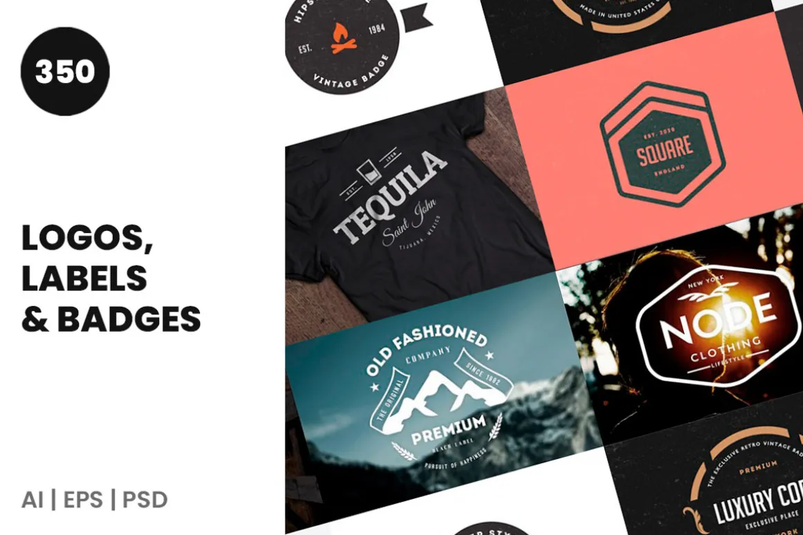 Vintage Logos Labels & Badges