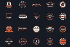 Vintage Logos Labels & Badges