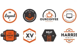 Vintage Logos Labels & Badges