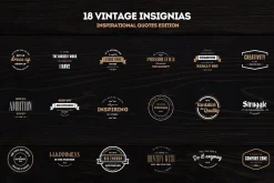 Vintage Logos Labels & Badges