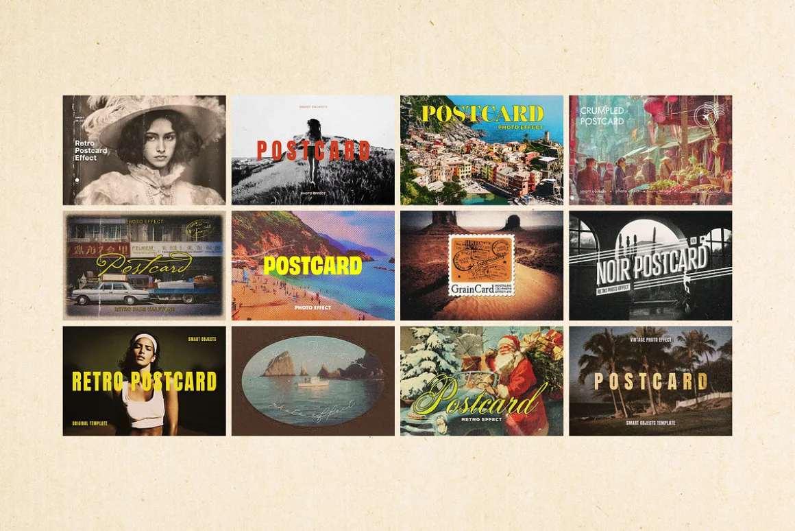 Vintage Postcard Effects Bundle