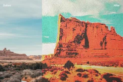 Vintage Postcard Photo Effect