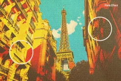 Vintage Postcard Photo Effect