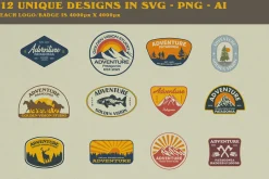 Vintage Adventure Logo Templates