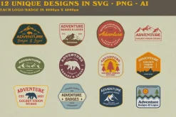 Vintage Adventure Logo Templates