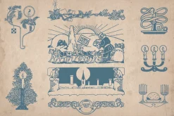 70 Vintage Christmas Illustrations