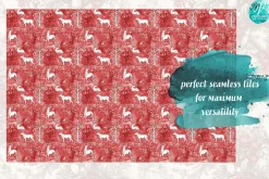 Vintage Christmas Toile Patterns