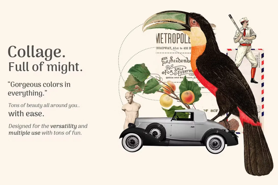 1900+ Vintage Collage Creator Bundle
