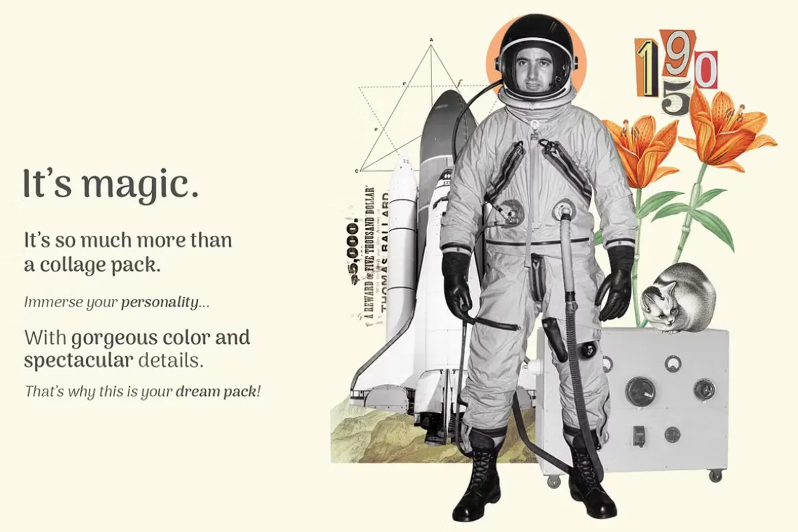 1900+ Vintage Collage Creator Bundle