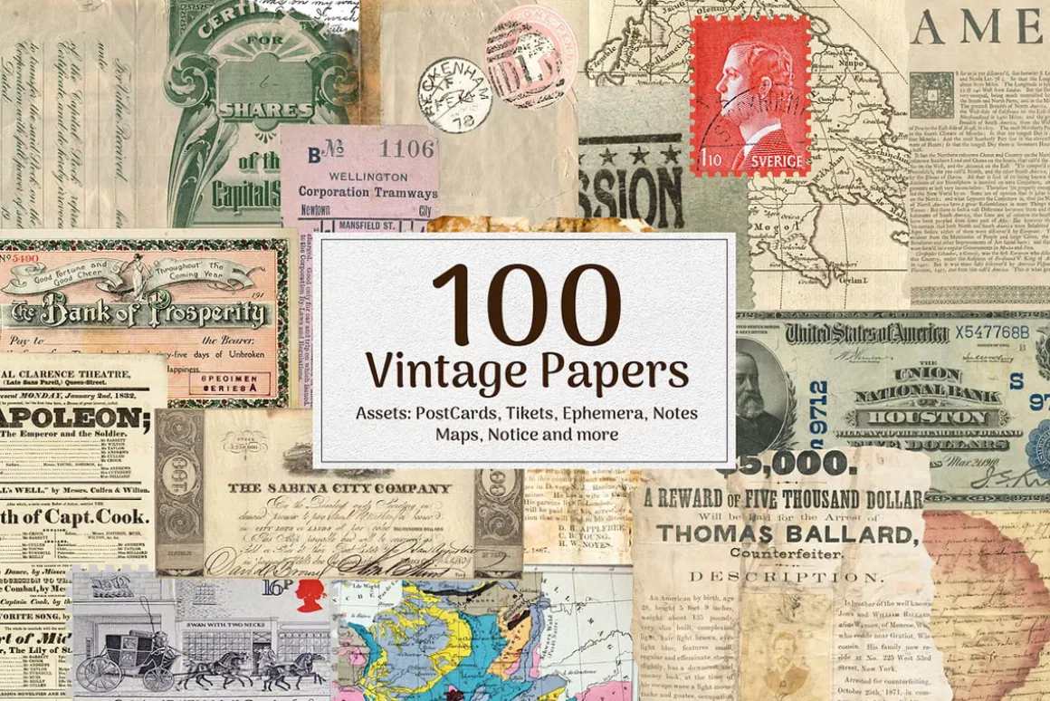 1900+ Vintage Collage Creator Bundle