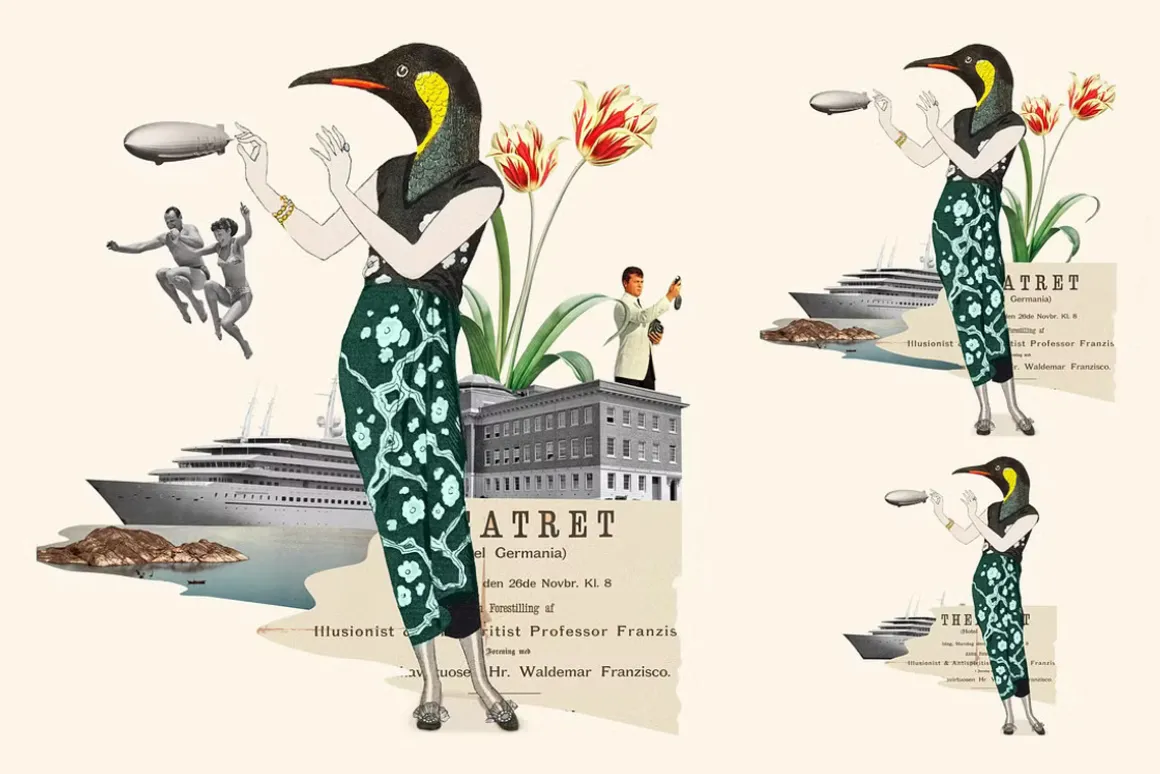 1900+ Vintage Collage Creator Bundle