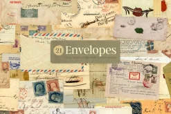 (170) Vintage Ephemera Paper Pack