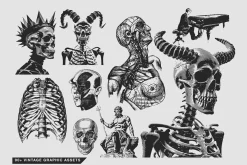 90+ Vintage Graphic Assets