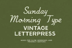 Vintage Handmade Script and Sans Duo