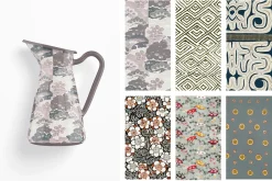 Vintage Japan Seamless Patterns 1