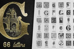 Vintage Letter G Vector And PNG